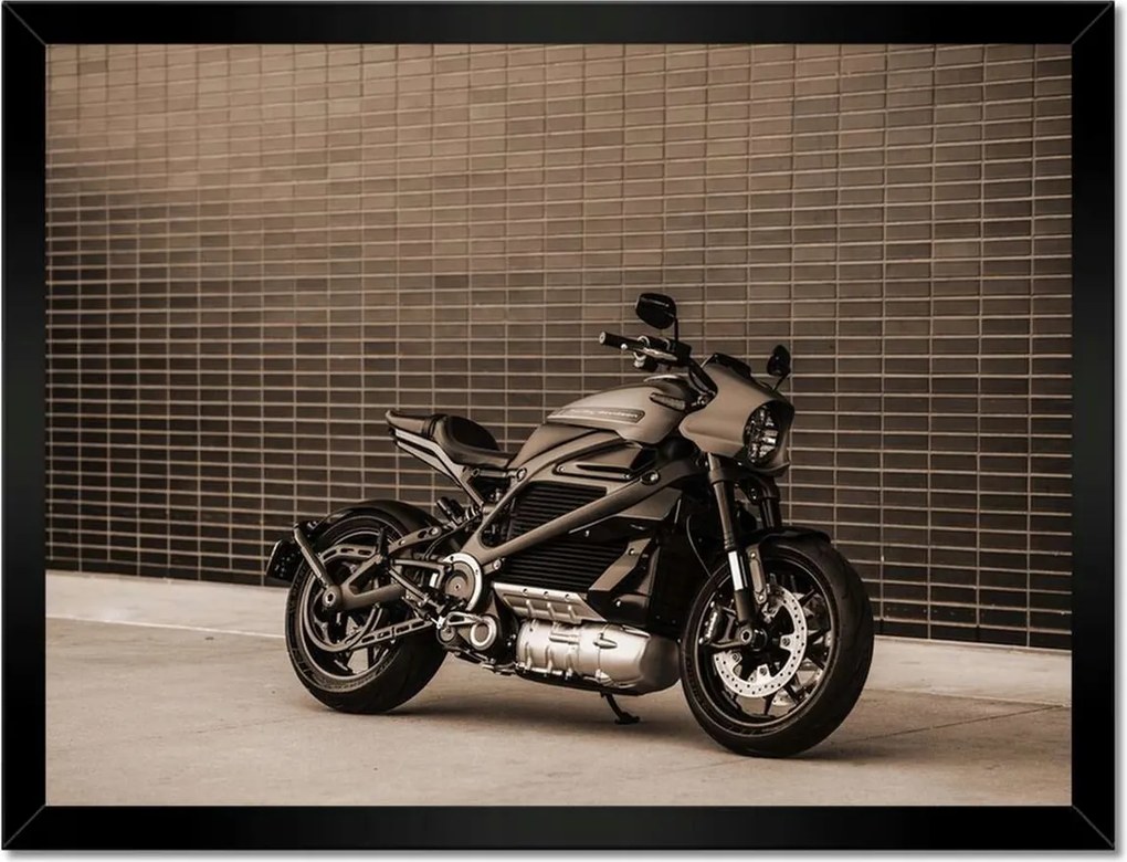 Poszterek keretben 40x30 Harley Davidson Motorkerékpár