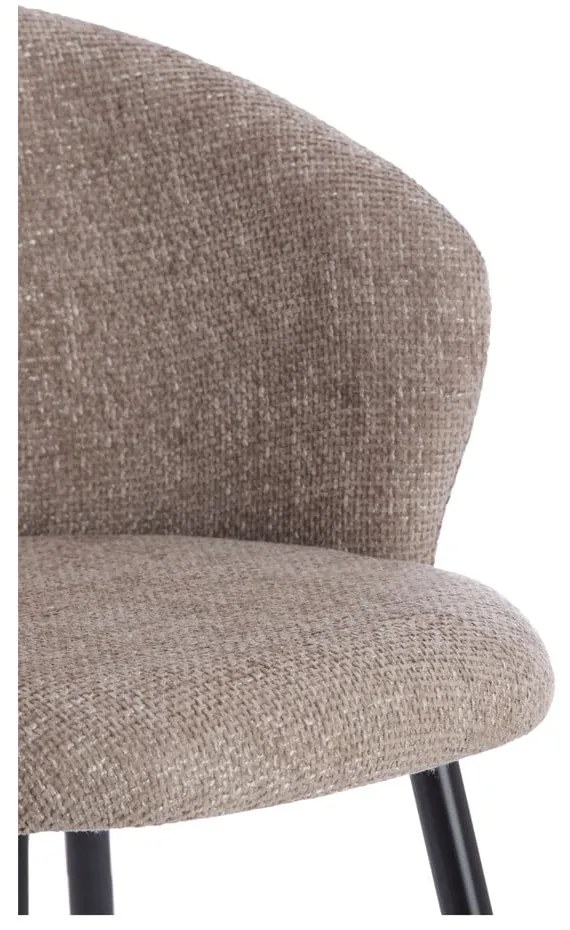 Bézs fém étkezőfotel szett 2 db-os Radaja – Light &amp; Living