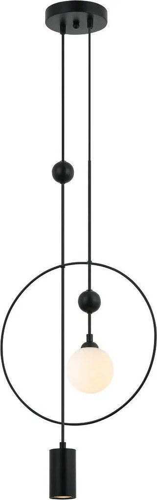 Italux modern függeszték trosti fekete opál itxpnd-428892-bk
