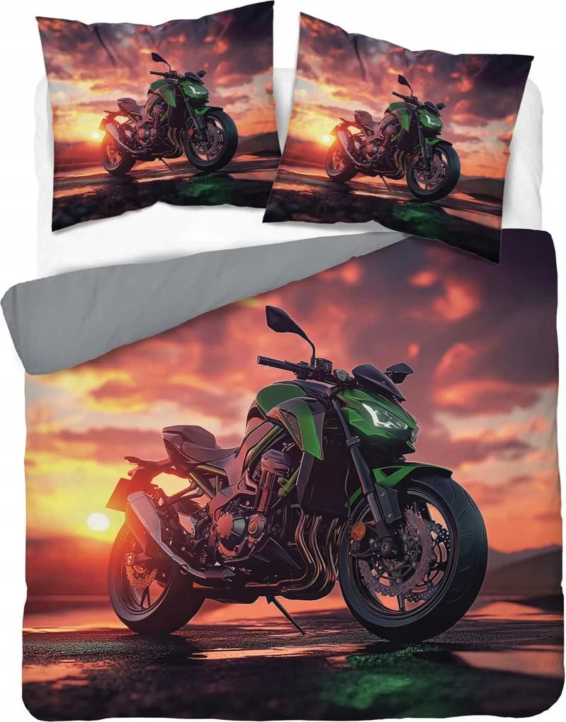 Ágyneműhuzat Kétoldalas 220x200 Motorkerékpár Versenyző