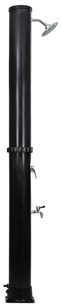 Kültéri szolárzuhany zuhanyfejjel és csappal 40 L