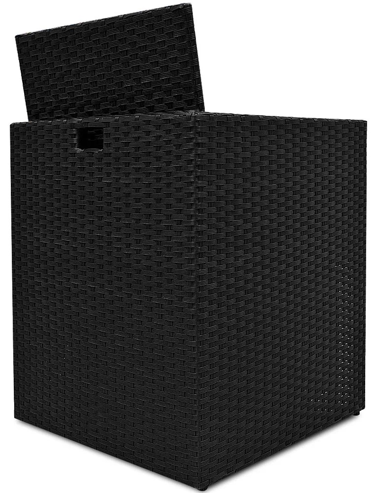 Deuba Kerti rattan szett America 4+4- fekete