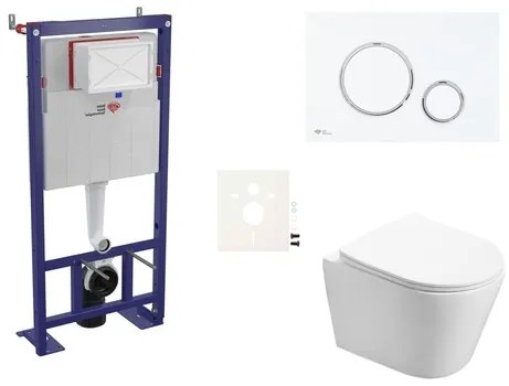 Fali WC szett SAT előtétfalas szereléshez + SAT Infinitio WC SIKOSSIN76