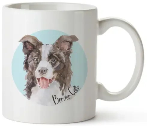 Bohemia Gifts Kerámia bögre - Border Collie , 350ml