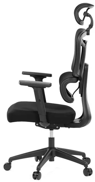 Kancelářská židle, synchronní mechanismus, černá síťovina, KA-Y358 BK