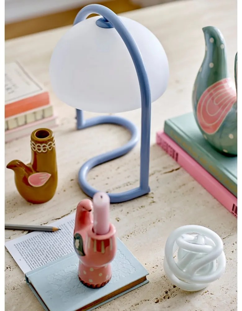 Kék asztali lámpa (magasság 29,5 cm) Favour – Bloomingville