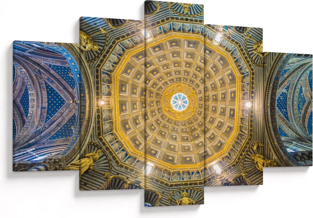 A Siena templom mennyezetének képe (150x105 cm)