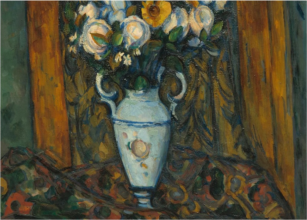Kép - Paul Cézanne, Vase of Flowers, reprodukciók (70x50 cm)