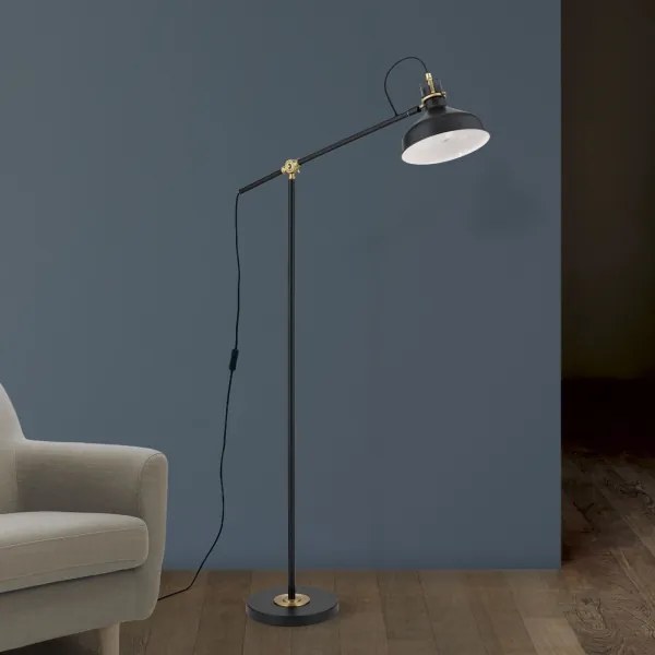 Orion Dimmelhető 12-1192/1 - Állólámpa SCHILLER 1xE27/40W/230V fekete/bronz