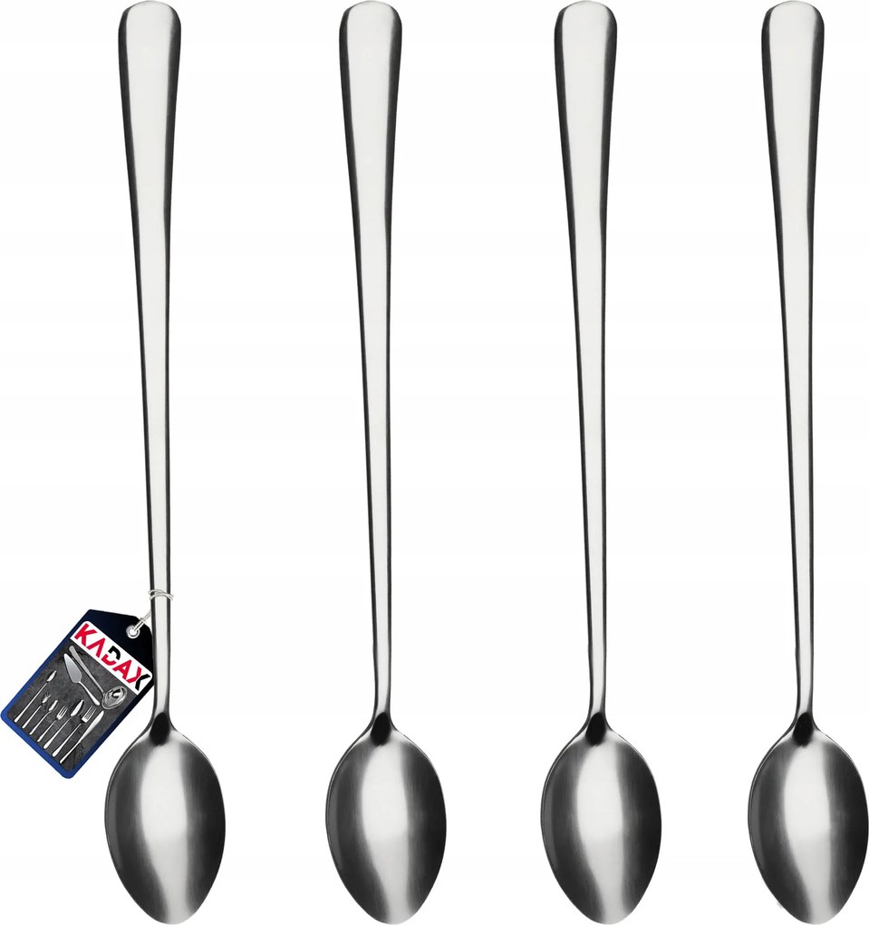 Kávéskanál Latte Fagylalt Desszert Hosszú Desszert Szett 4 db-os