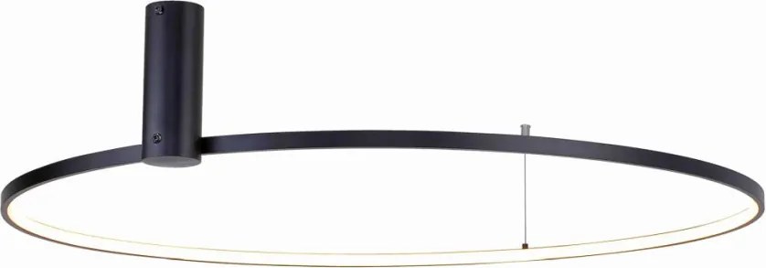 Zuma Line HORIK 89429-90BK Plafonlámpa 1x40W/LED 3000K|4000K|6000K 4400lm IP20