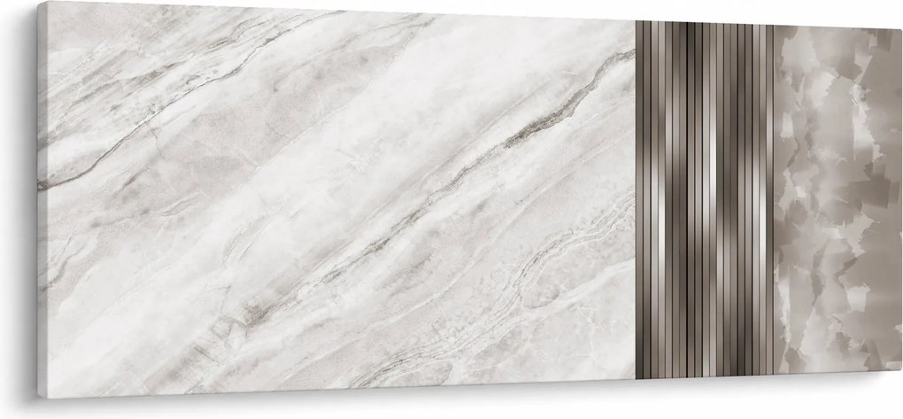 Kép - Márvány ezüst vonalakkal (120x50 cm)