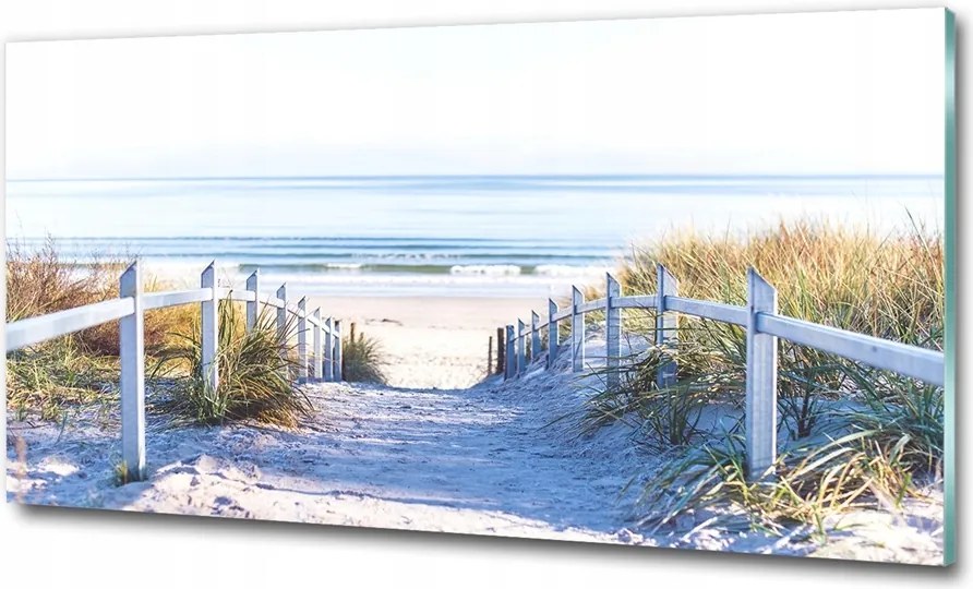 Fotó üvegkép Trópusi tengerpart 125x50