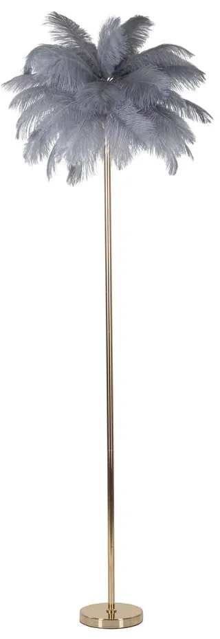 Szürke-aranyszínű állólámpa (magasság 160 cm) Palm – Mauro Ferretti