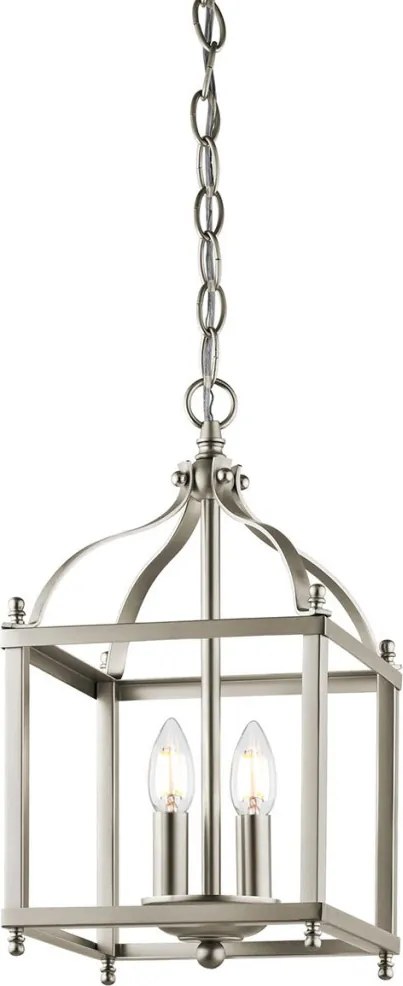 Kichler LARKIN KL-LARKIN-P-S-NI Függőlámpa 2x60W/E14