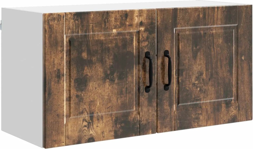 vidaXL Konyhaszekrény polcokkal Füstölt tölgy 80 x 31 x 40 cm Faanyag