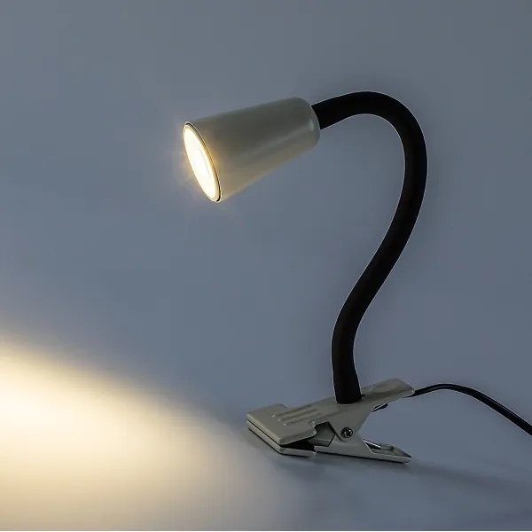 Rabalux 74091 - ALDO csíptetős asztali lámpa 1xGU10/7W/230V krémszínű