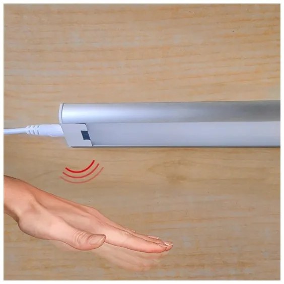 Solight WO217 - LED Szabályozható fénycsöves lámpa érzékelővel LED/9W/230V