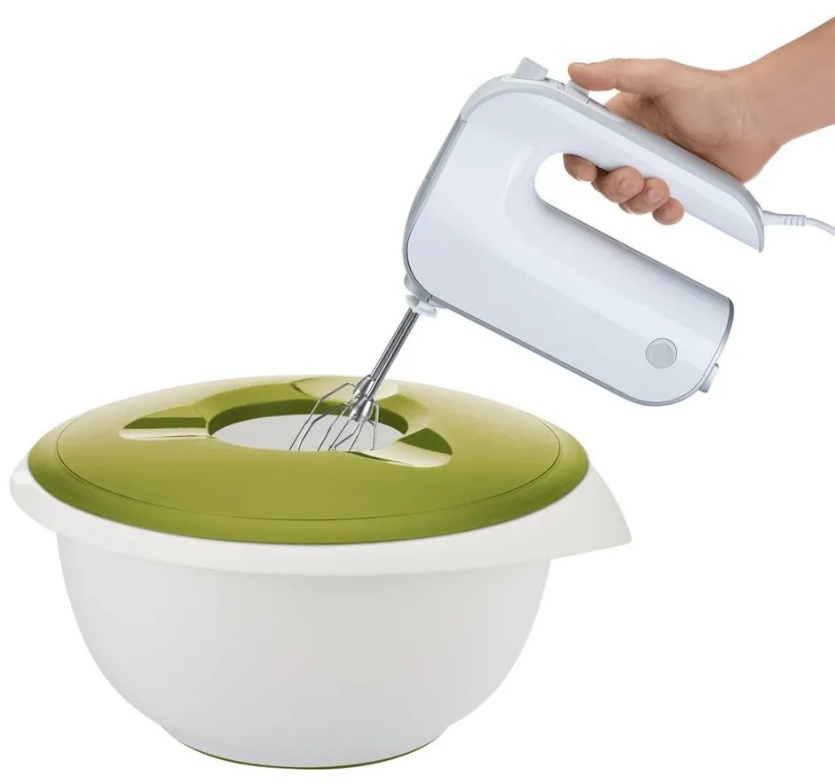 Westmark habverő edény fedővel 3,5 l, zöld , 3,5 l