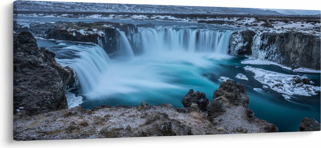 Kép - Kilátás a vízesésre (120x50 cm)