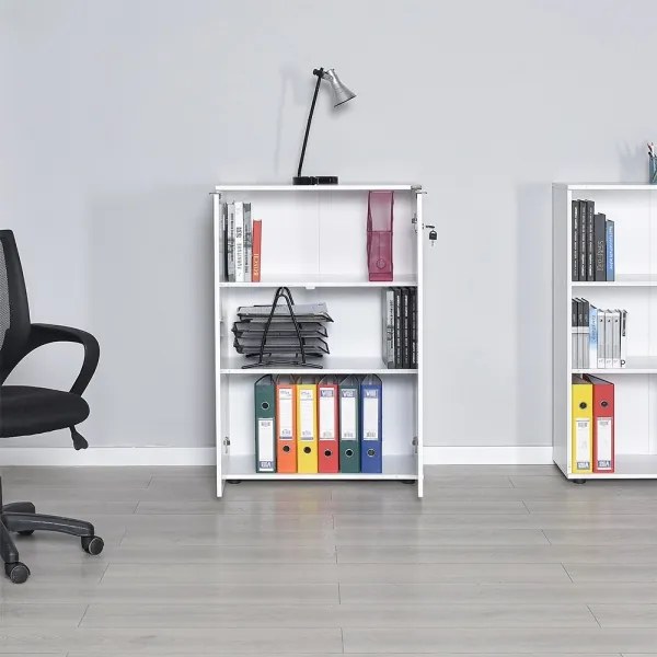 Szekrény 109x72 cm fehér