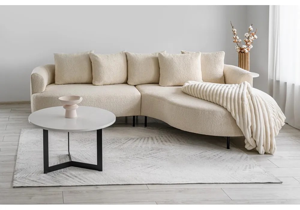 Bézs sarokkanapé (jobb oldali) Vitoria – Scandic