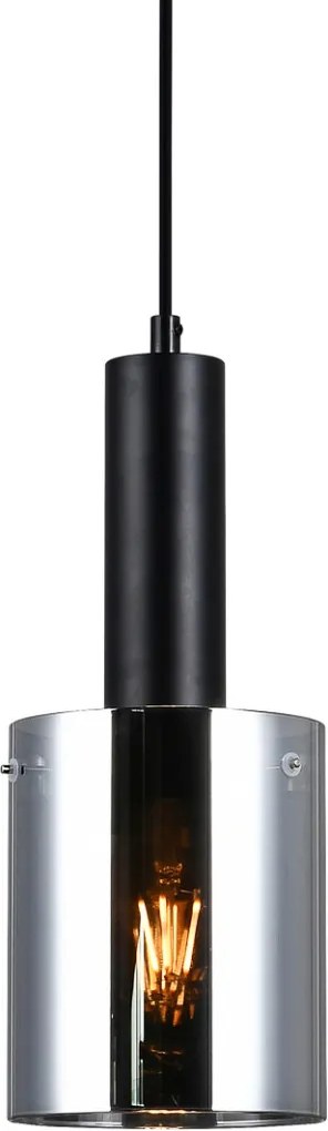 ITALUX PND-5581-1-BK-SG SARDO Egyágú Függesztett Lámpa Fém E27 IP20