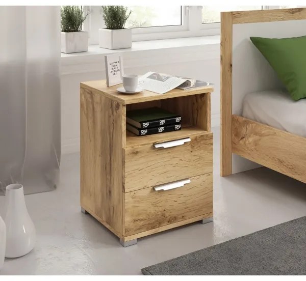 NED éjjeliszekrény Wotan tölgy