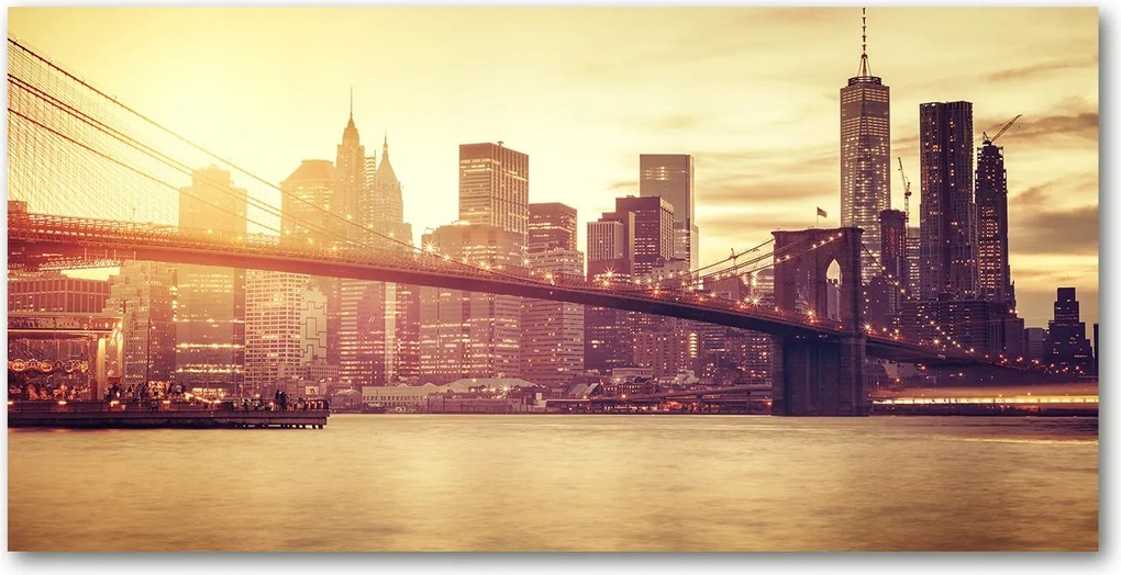 Fotó üvegkép Manhattan New York 140x70