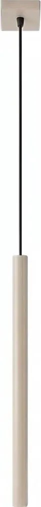 Sollux SL.2117 - Kábeles függeszték PASTELO 1xG9/8W/230V taupe