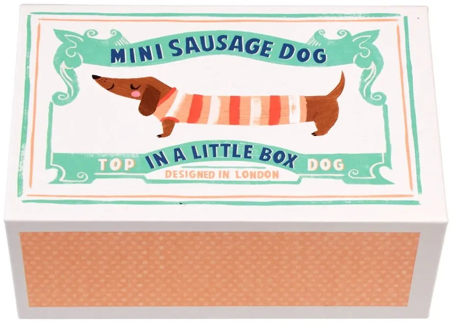 Plüssjáték Mini Sausage Dog in a Little Box – Rex London