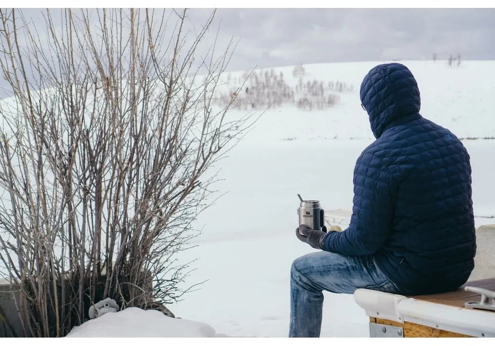 Ezüstszínű rozsdamentes acél ételtartó termosz 530 ml Adventure – Stanley