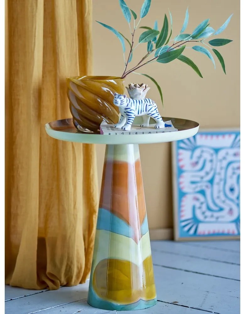 Fém kerek tárolóasztal ø 45,5 cm Brooke – Bloomingville