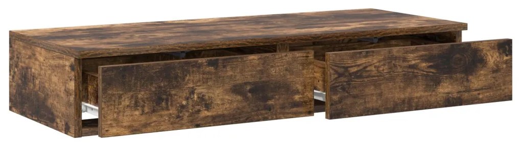 Ágyfiókok fiókkal Füstölt tölgy 90 x 36.5 x 16.5 cm Faanyag