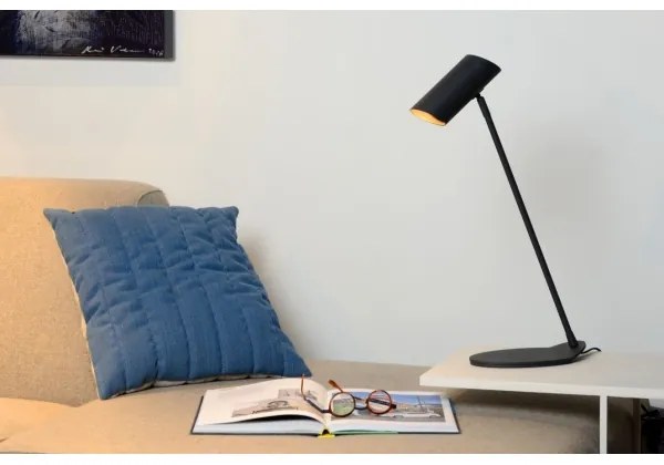 Lucide 19600/01/30 - Asztali lámpa HESTER 1xGU10/7W/230V fekete