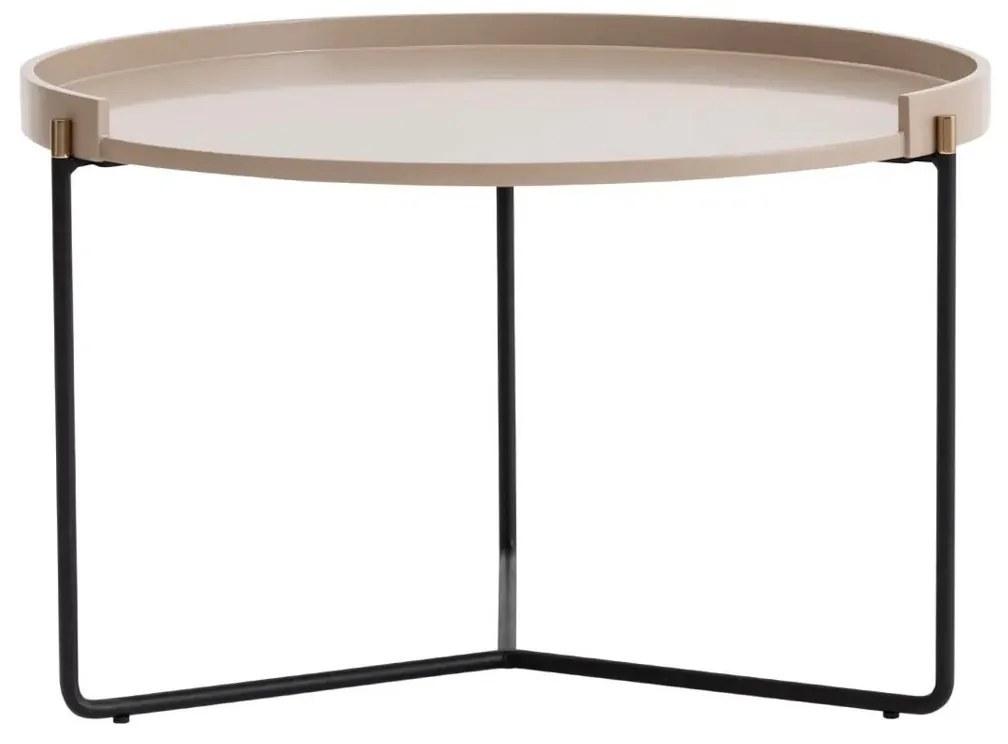 Összecsukható asztal Mandy Beige, 2 db