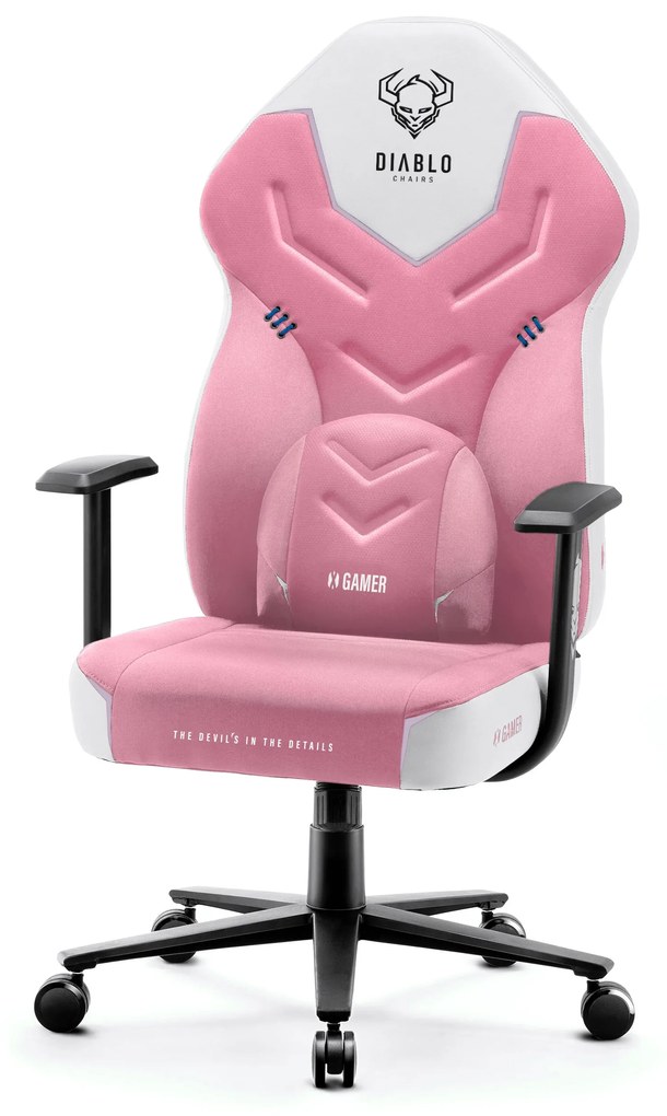 Diablo X-Gamer 2.0 Gamer szék Átlagos méret: Marshmallow Pink, Rózsaszín
