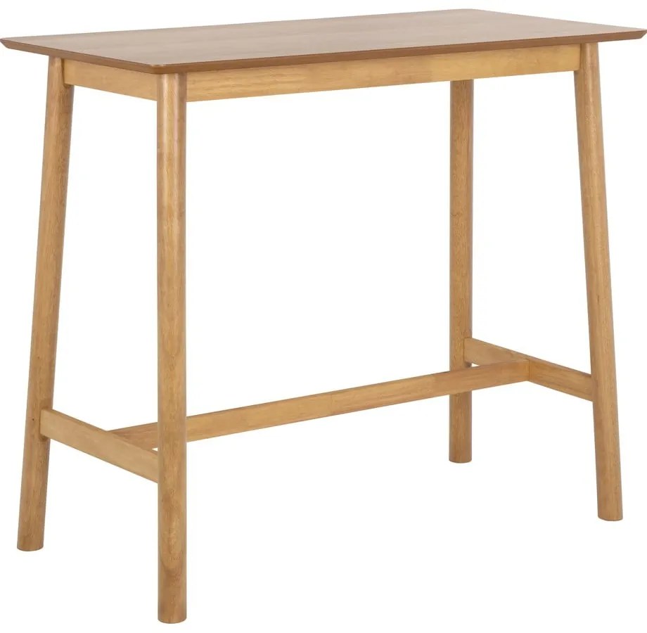 Bárasztal tölgyfa dekorral 60x120 cm Barlow – Actona