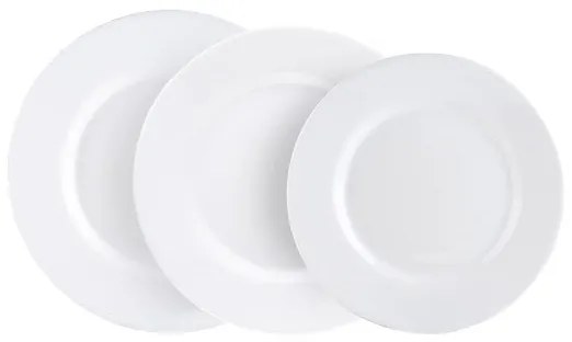 Luminarc EVERY DAY üveg étkészlet 18 részes 6 személyes fehér G0566