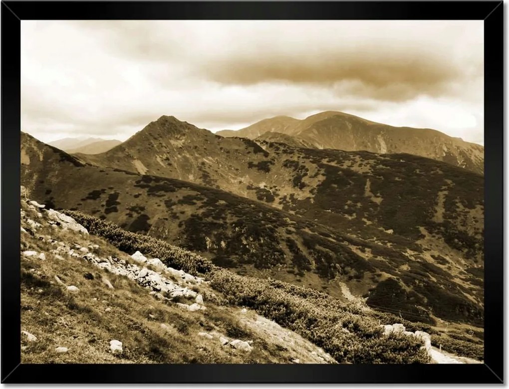 Poszterek keretben 40x30 Tátra Lengyel hegyek Kilátás