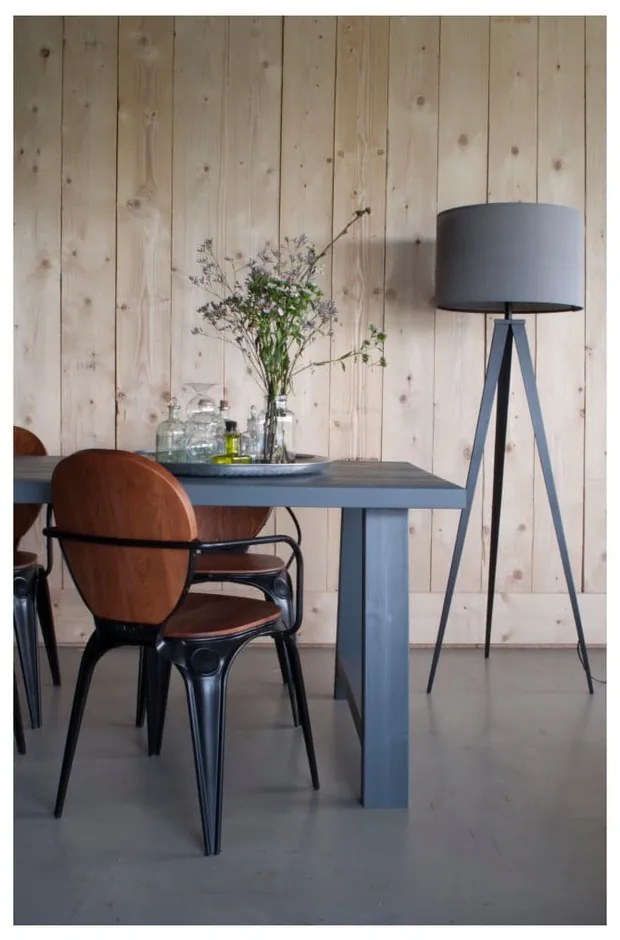 Tripod fekete-szürke állólámpa, ø 50 cm - Zuiver