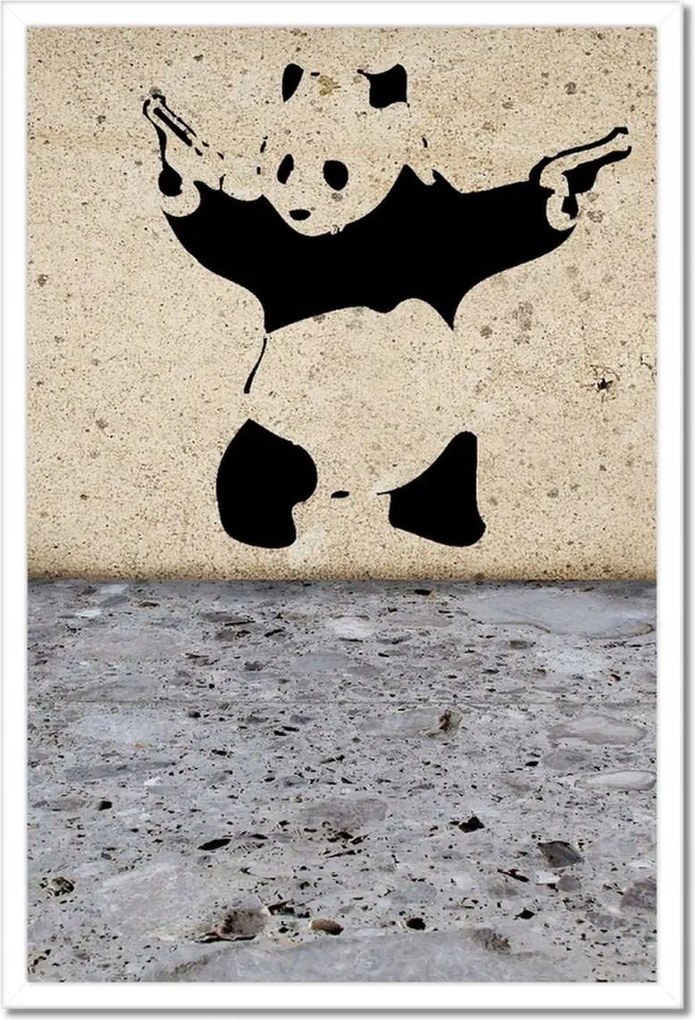 Poszterek keretben 40x60 Banksy Panda