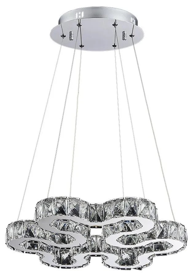 LUXERA 62422 - LED Kristály csillár zsinóron STRADA LED/30W/230V