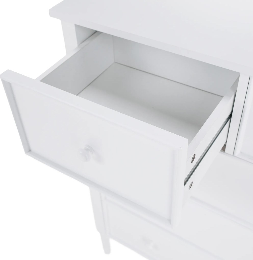 Komód, fehér, TEANA