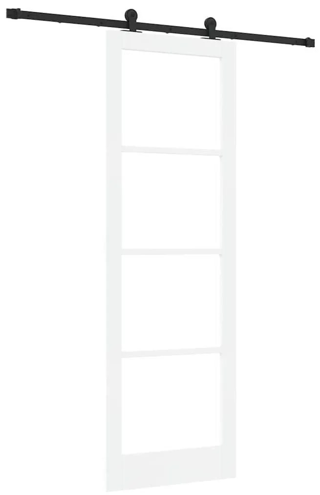 Csúszóajtó ORKDAL Fehér 78 x 232 cm Fa és fém