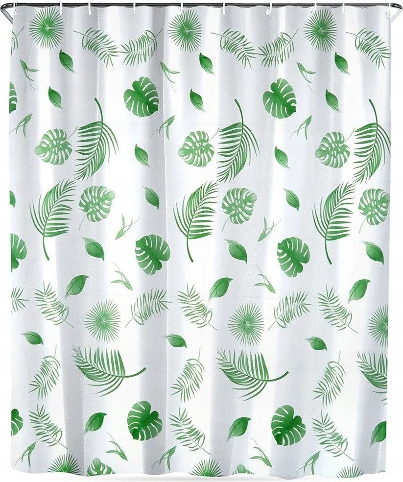 Fürdőszobai Zuhanyfüggöny Vízálló Macska Akasztókkal 180X180 CM