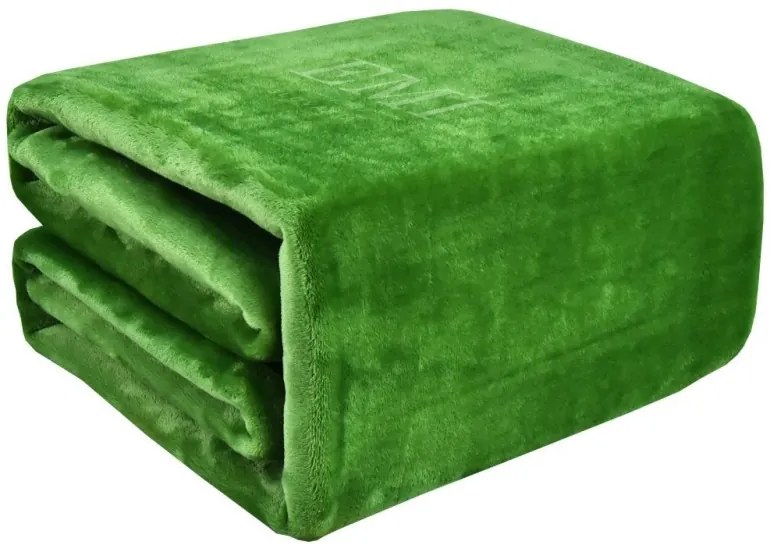 EMI zöld színű mikroszálas takaró 150 x 200 cm