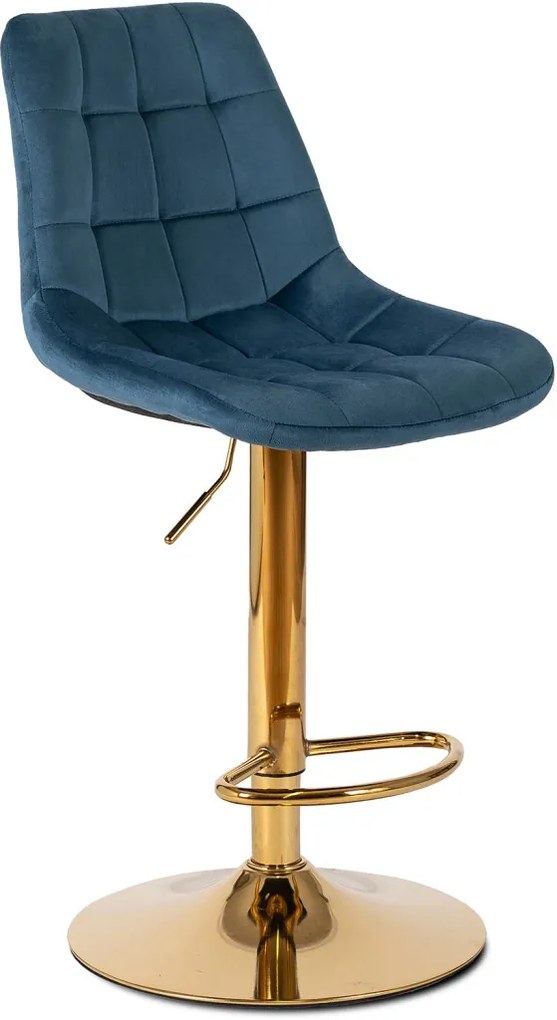 Kék Bársony Bárszék ARCOS