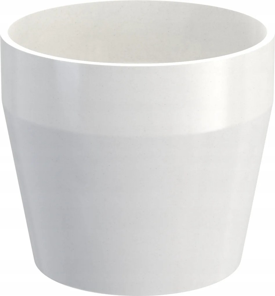 Florina M Fehér Ovális Virágtartó Gránit teraszra