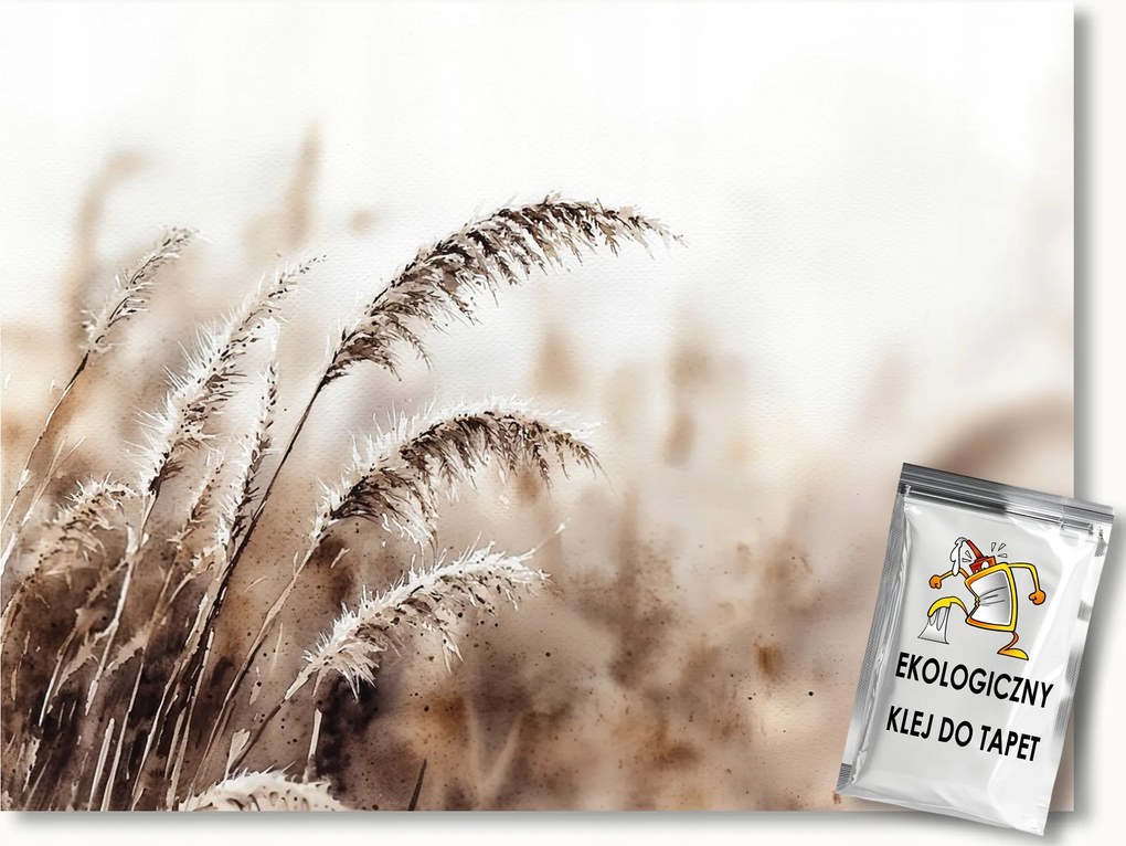 Fotótapéta Flizelina Növényzet Díszfű Szépia Boho 368x254 ragasztó